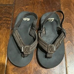 Quiksilver Carver Suede Toddler Flip Flops/Sandals